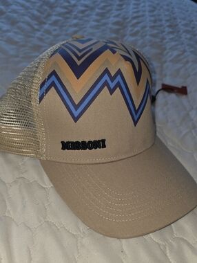 Men's Missoni Beige Trucker Hat NEW w/Tags  NWT